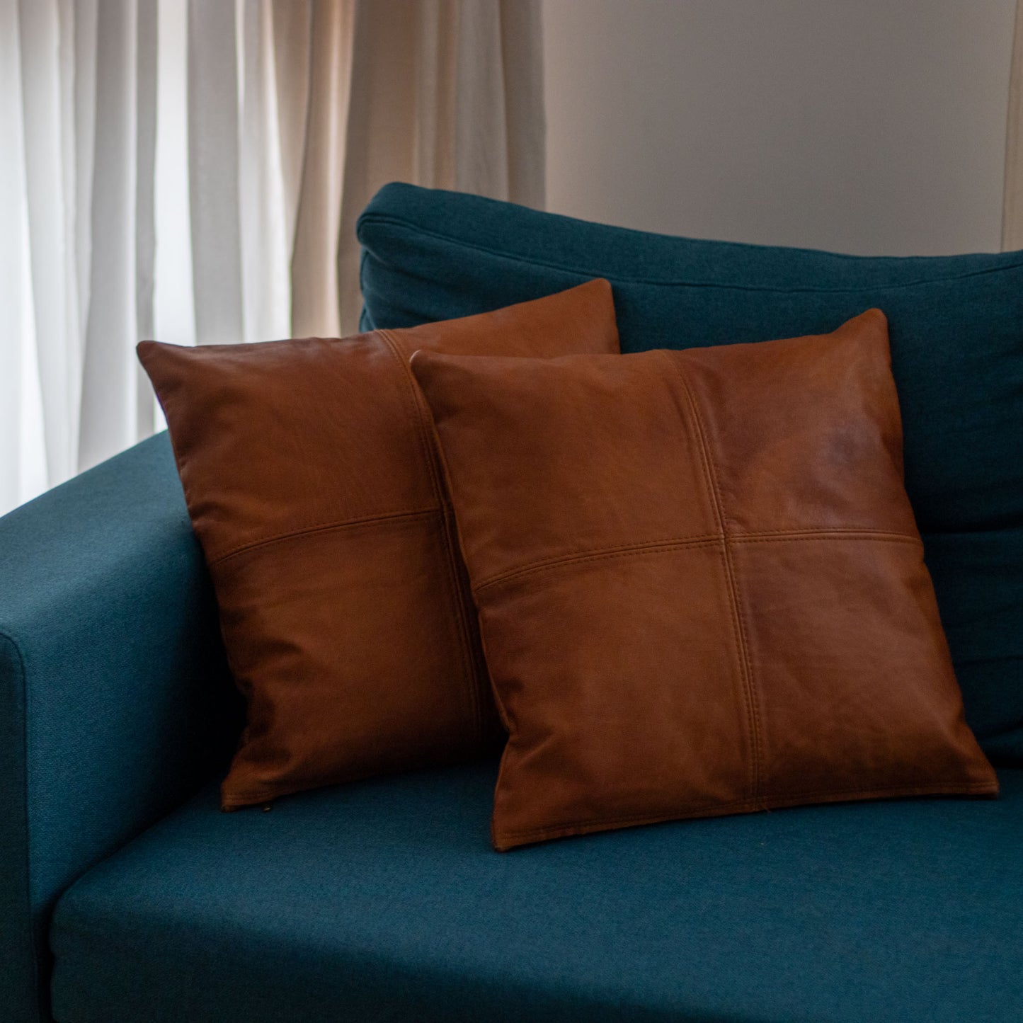 TAMO - Leather Pillow Cover