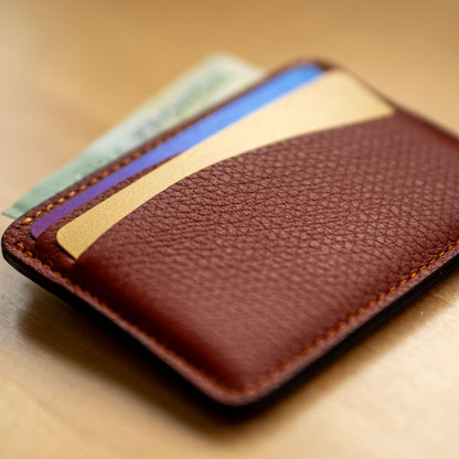 CARTERA - Authentic Moroccan Leather Ultra-Compact Wallet